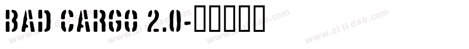 Bad Cargo 2.0字体转换